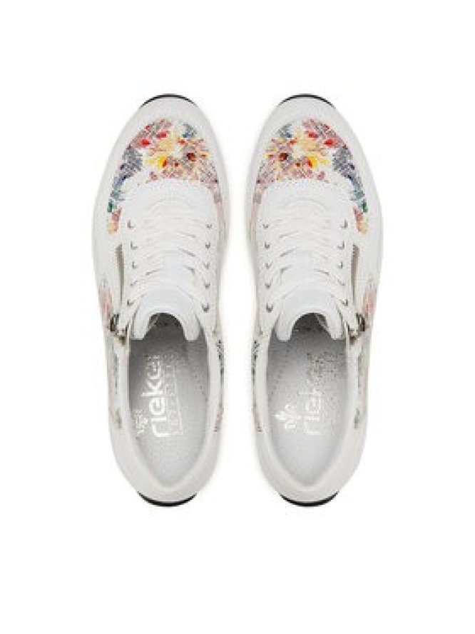 Rieker Sneakersy N1112-90 Biały