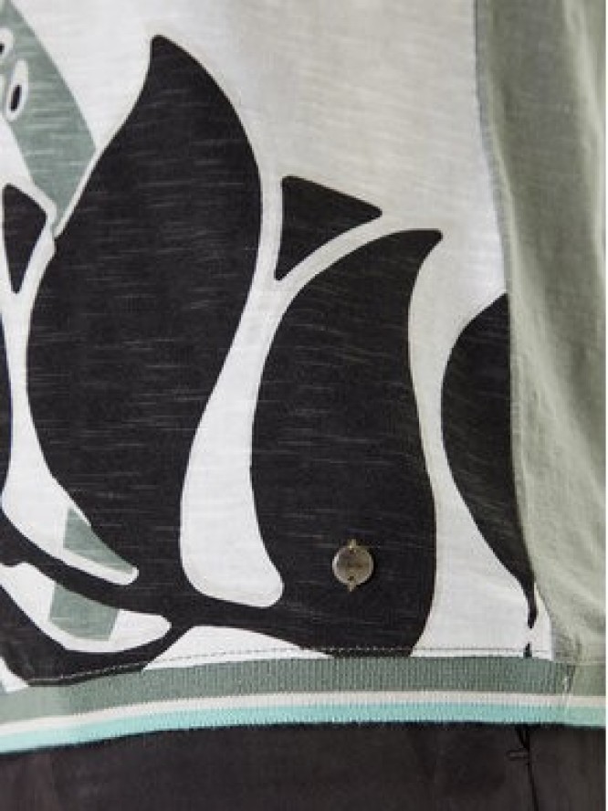 Olsen T-Shirt 11105067 Zielony Regular Fit