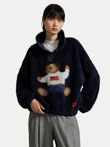 Polo Ralph Lauren Polar 211971768001 Granatowy Relaxed Fit