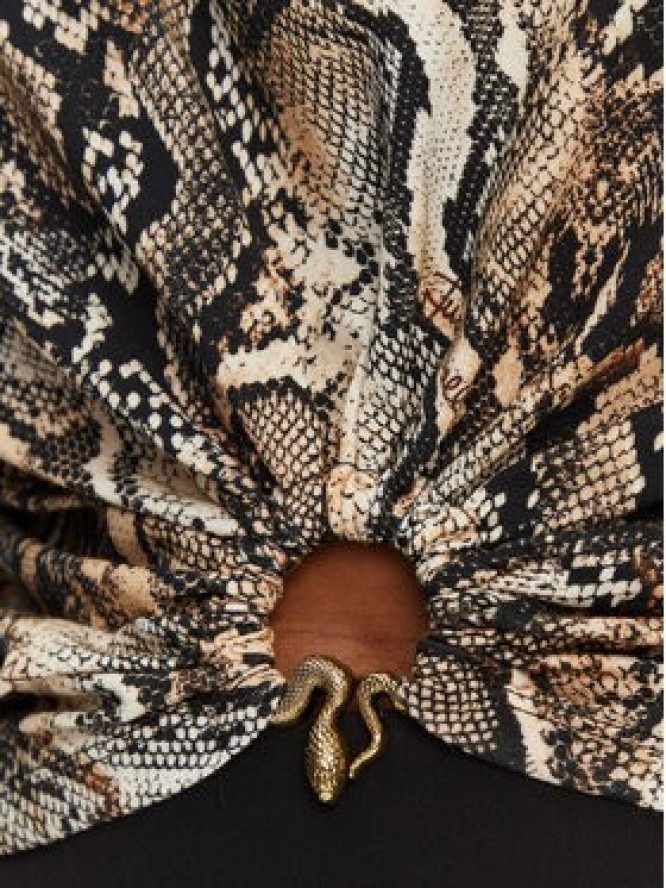 Just Cavalli T-Shirt 78PAHE01 Brązowy Regular Fit