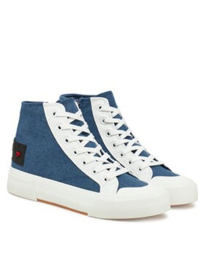 LOVE MOSCHINO Trampki JA15022G1MJO5700 Niebieski