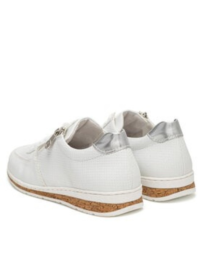 Rieker Półbuty N5127-80 Biały