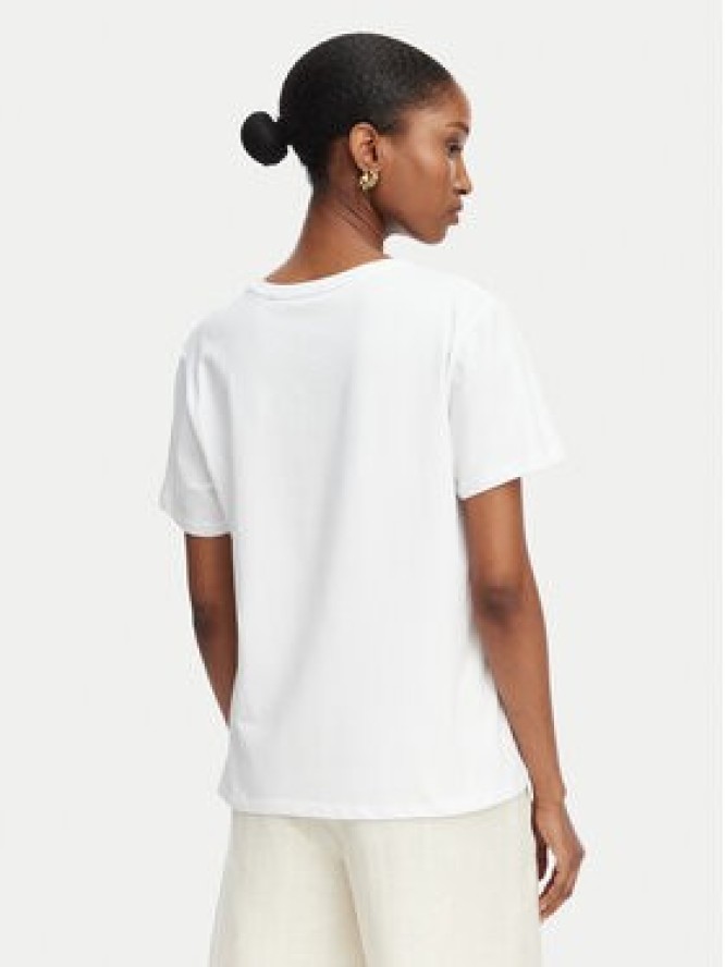 Marella T-Shirt Gola 2615971072 Écru Regular Fit