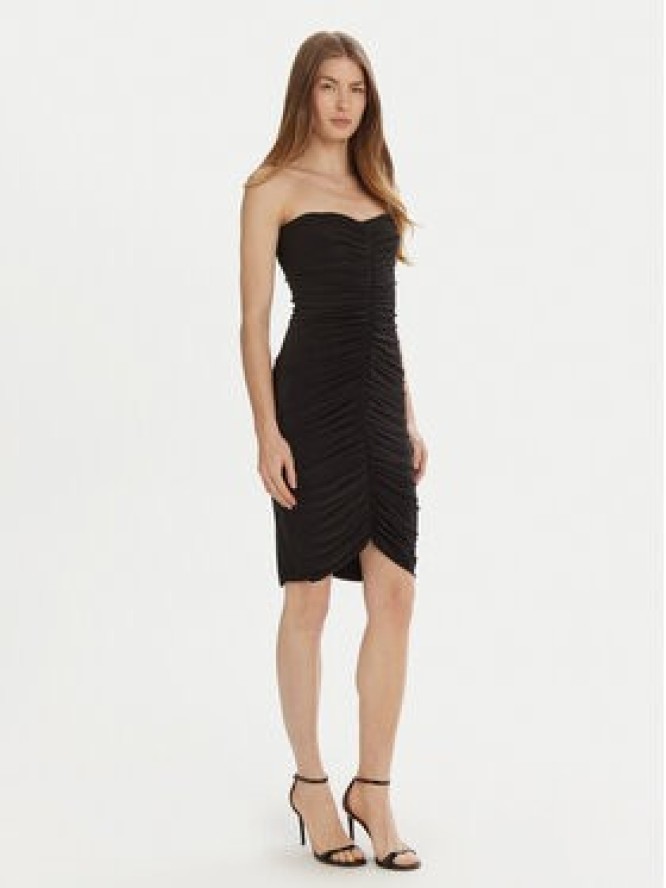 NORMA KAMALI Sukienka koktajlowa KK1243PLD89001 Czarny Slim Fit