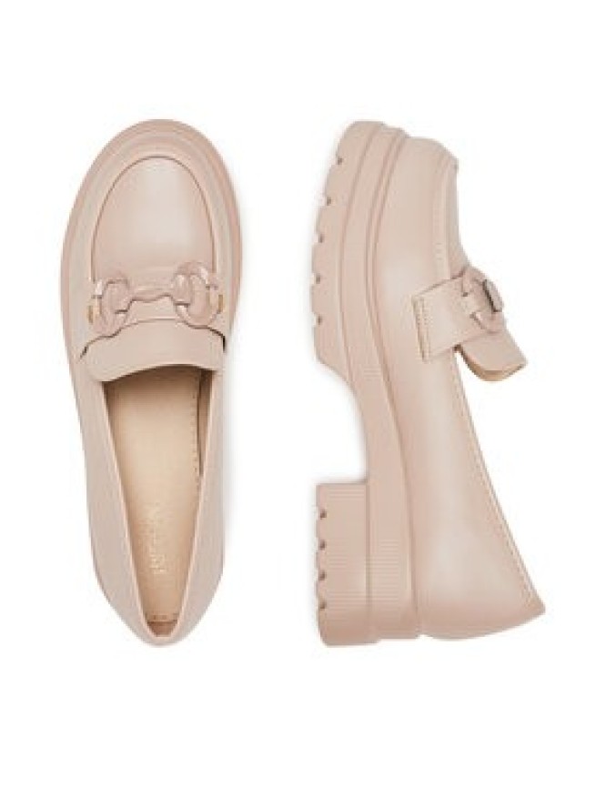 DeeZee Loafersy DFY-18 Beżowy