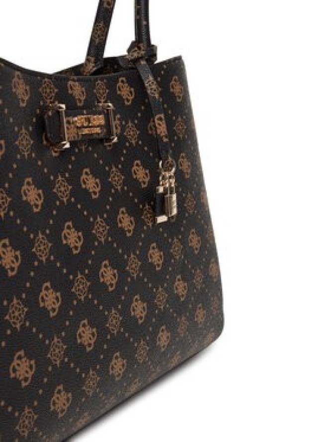 Guess Torebka Carrie Logo HWGP98 98220 Brązowy