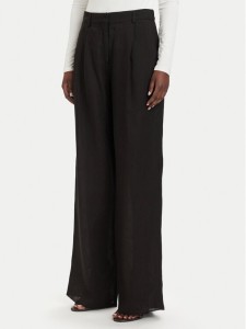 Marella Spodnie materiałowe Solista 2613131114 Czarny Relaxed Fit