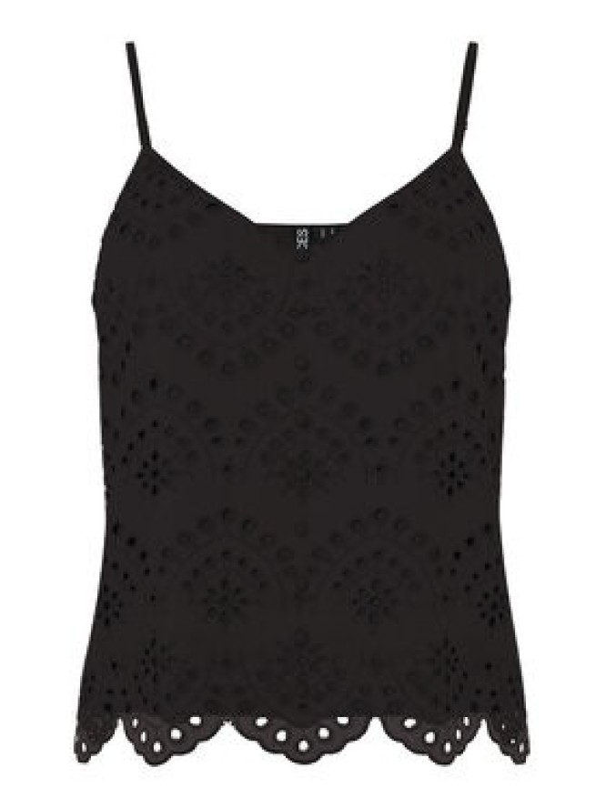 Pieces Top Vilde 17156563 Czarny Regular Fit