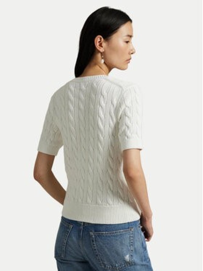 Polo Ralph Lauren Kardigan 211966720001 Biały Slim Fit