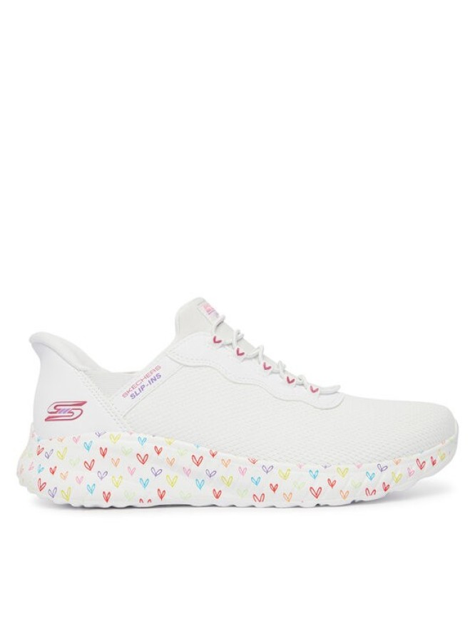 Skechers Sneakersy BOBS Sport Squad Chaos 117249/WHT Biały