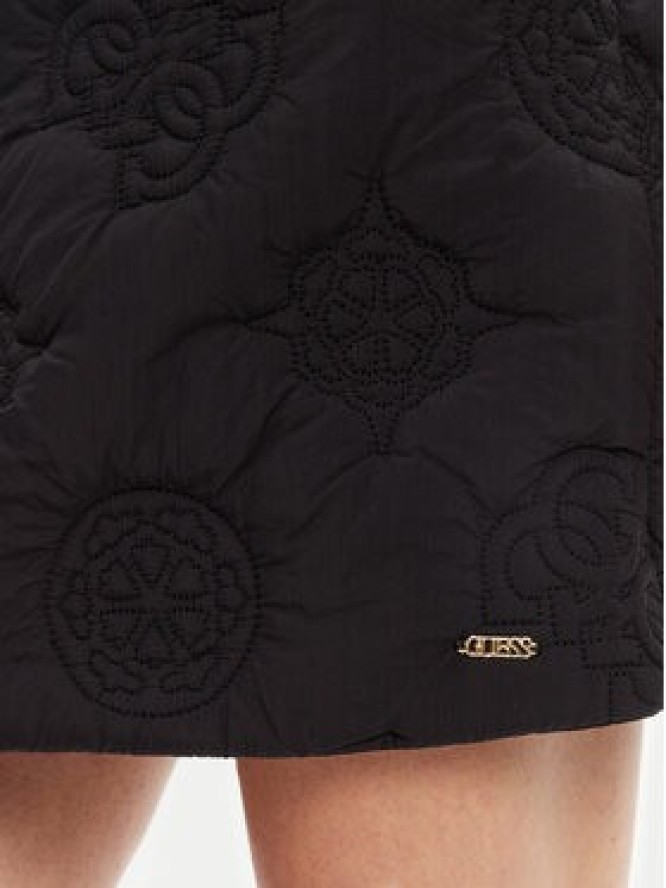 Guess Spódnica mini V5YD02 WHEB2 Czarny Regular Fit