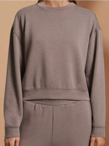 Bluza basic - brązowy