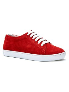 Comfortfusse Skórzane sneakersy w kolorze czerwonym rozmiar: 42