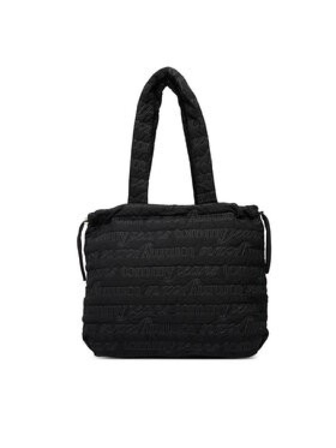 Tommy Jeans Torebka Tjw Icon Nylon Tote Aop AW0AW18649 Czarny