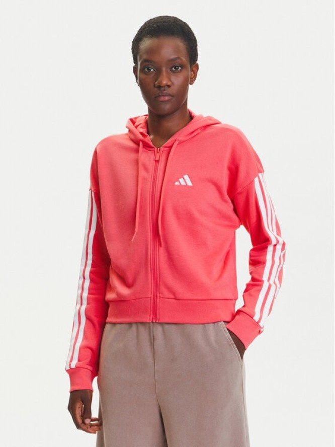 adidas Bluza Essentials 3-Stripes KE4388 Różowy Regular Fit