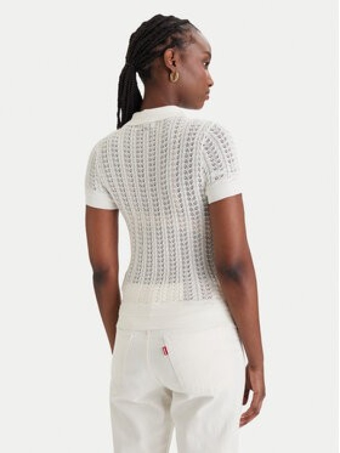 Guess Sweter W6GR25 Z0672 Biały Regular Fit