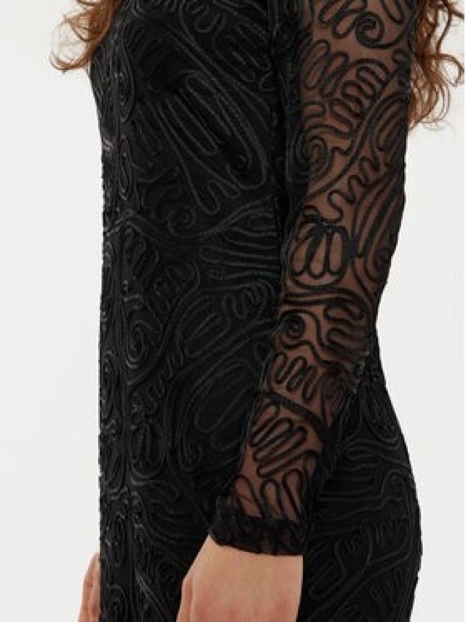 Tatuum Sukienka koktajlowa Noemi T2424.196B Czarny Slim Fit