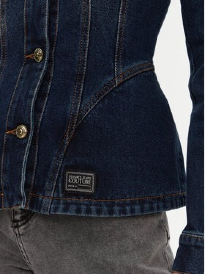 Versace Jeans Couture Kurtka jeansowa 78HAS457 Niebieski Slim Fit