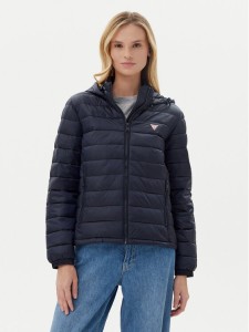 Guess Jeans Kurtka przejściowa W5RL99 WHAB2 Granatowy Regular Fit