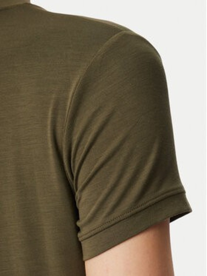 Guess T-Shirt W6YI12 K3751 Khaki Regular Fit