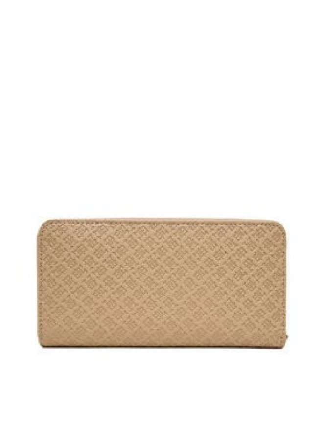 Tommy Hilfiger Portfel Th Icon Lrg Za Mono AW0AW18482 Beżowy