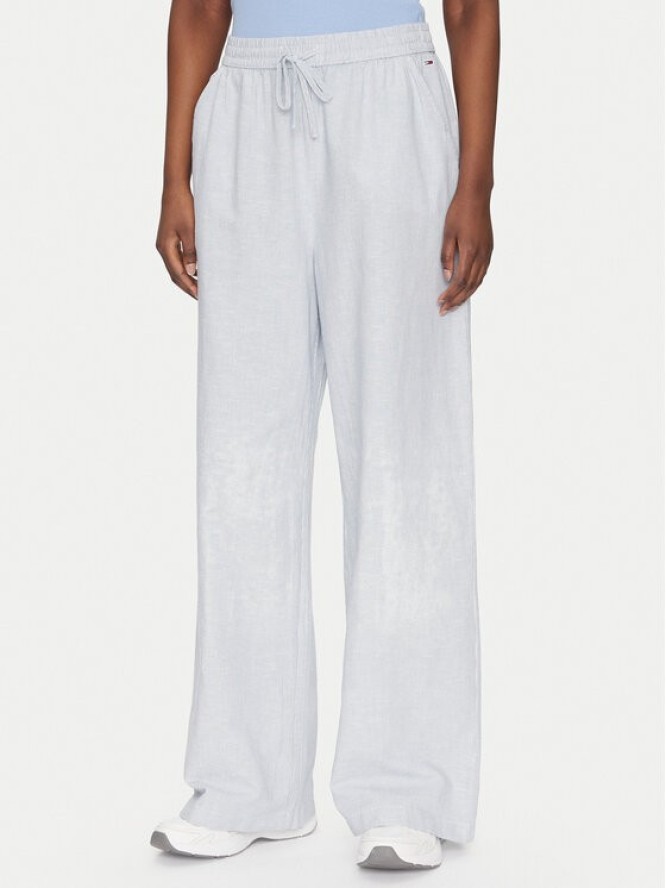 Tommy Jeans Spodnie materiałowe DW0DW20352 Niebieski Regular Fit