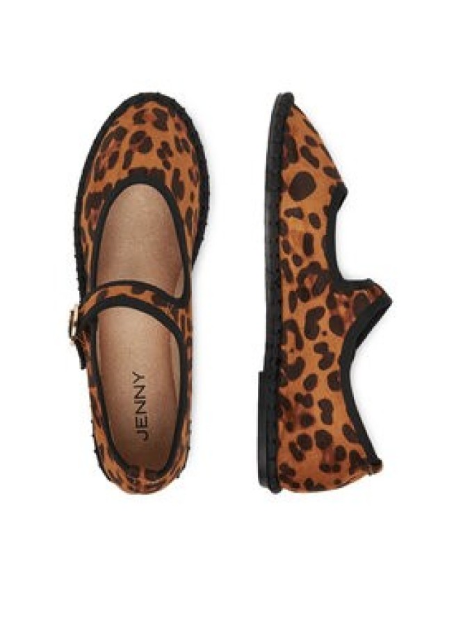 JENNY Baleriny HY60163-11 Brązowy