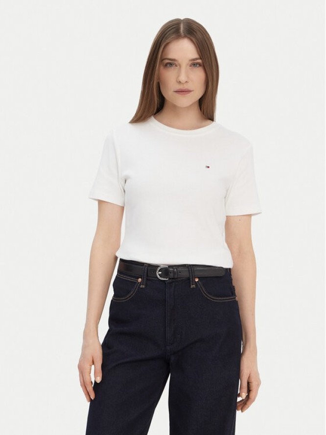 Tommy Hilfiger T-Shirt New Cody WW0WW40587 Biały Slim Fit