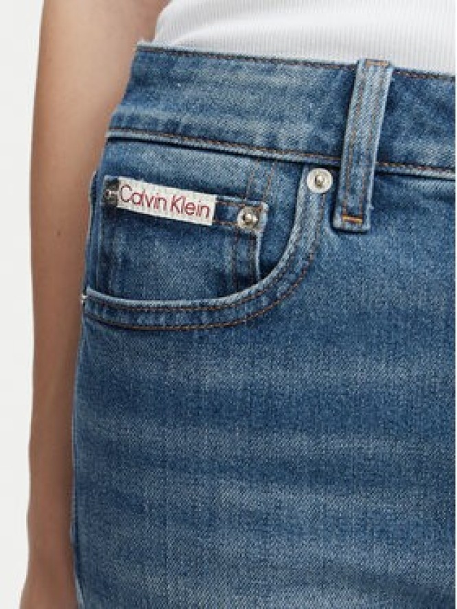 Calvin Klein Jeans Jeansy LV047F666G Granatowy Bootcut Fit