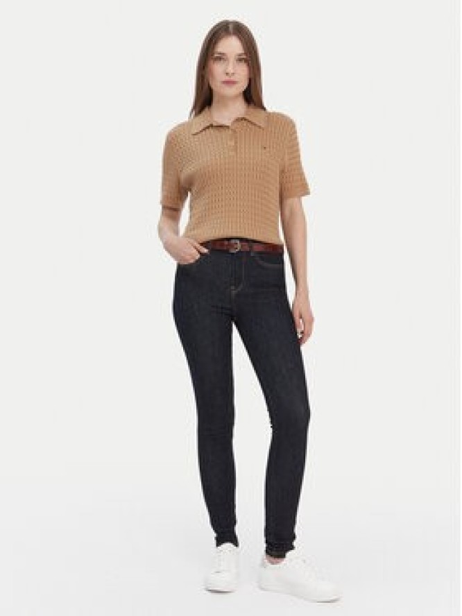 Tommy Hilfiger Jeansy Como WW0WW42487 Granatowy Skinny Fit