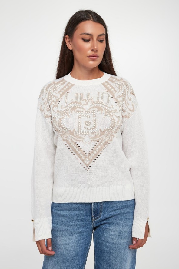 Sweter damski wełniany LIU JO