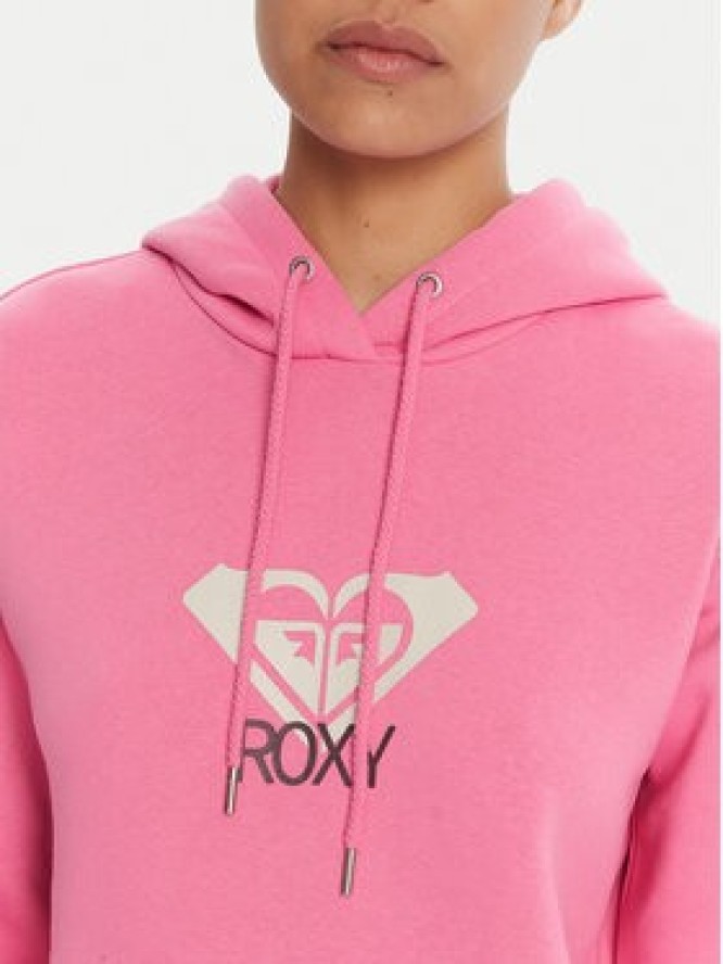 Roxy Bluza ERJFT05020 Różowy Regular Fit
