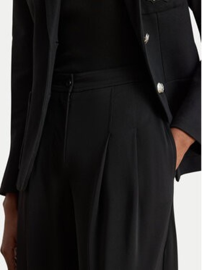 LAUREN RALPH LAUREN Spodnie materiałowe Chabrell 200980217001 Czarny Wide Leg