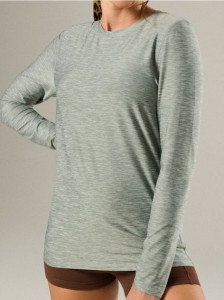 Koszulka sportowa z długim rękawem - zielony