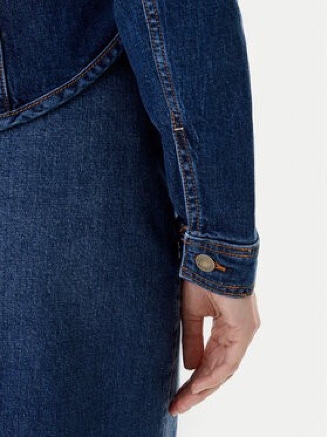 Guess Kurtka jeansowa W5YN49 D5QP4 Granatowy Regular Fit