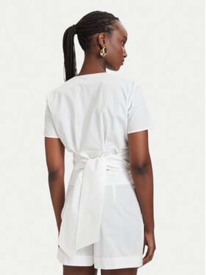 Patrizia Pepe Bluzka 2C1672/A9B9-W103 Biały Regular Fit