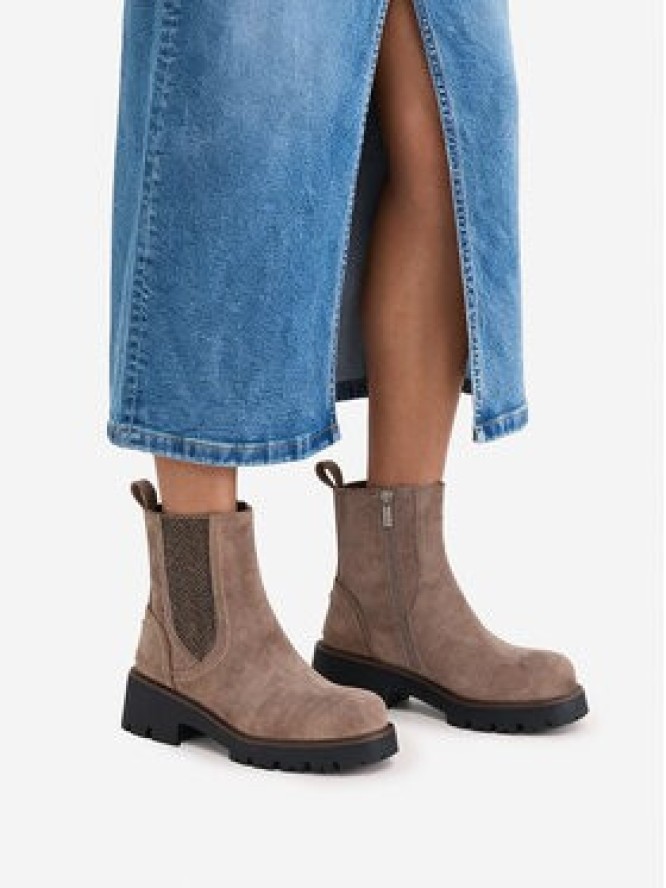 Clara Barson Botki CEO-WS6381-01 Beżowy