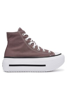 Converse Trampki Chuck Taylor All Star Lift Double Stack A20560C Brązowy