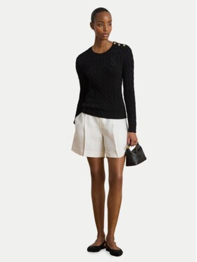 LAUREN RALPH LAUREN Sweter 200P14039001 Czarny Regular Fit