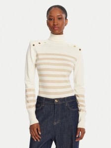 LOLA CASADEMUNT Golf LF2511008 Écru Regular Fit