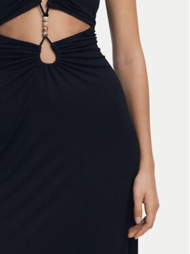 Desigual Sukienka letnia Montpellier 25SWVK55 Czarny Slim Fit