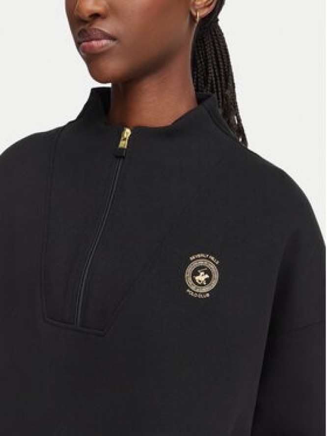 Beverly Hills Polo Club Bluza L6606T-HR Czarny Relaxed Fit