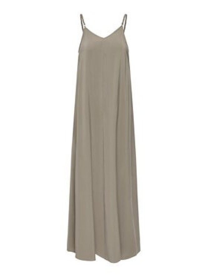 ONLY Sukienka letnia Madeli 15371094 Beżowy ciemny Regular Fit