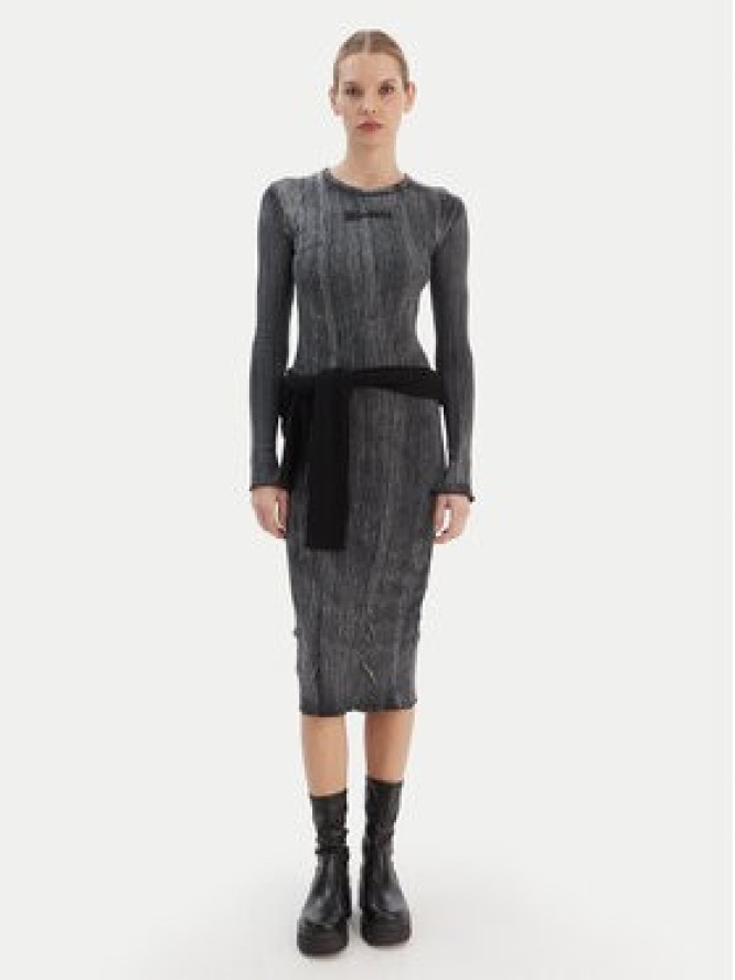 Karl Lagerfeld Jeans Sukienka codzienna B1W13055 Szary Slim Fit