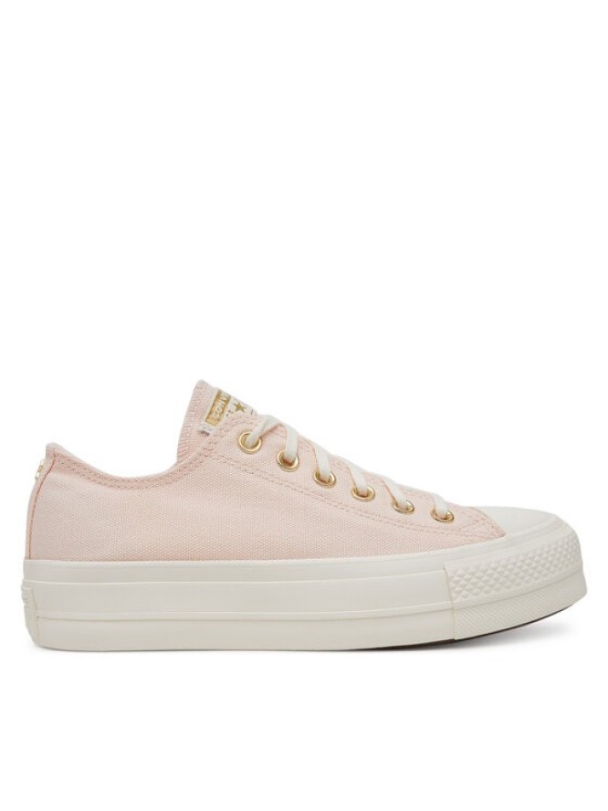 Converse Trampki Chuck Taylor All Star Lift Platform Gold A12584C Różowy