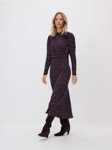 Sukienka w groszki - wielobarwny