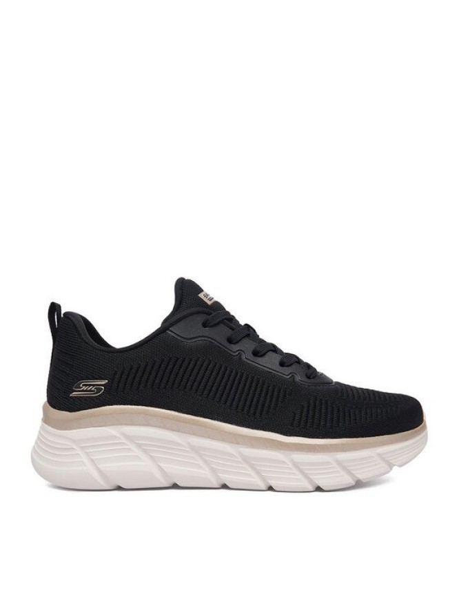 Skechers Sneakersy C-BOBS HI FLEX 117385 BKGD Czarny