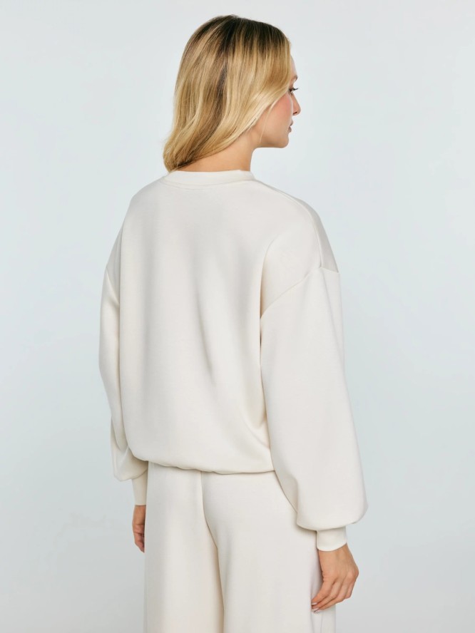 bluza damska z wiskozy kremowa lunara 102