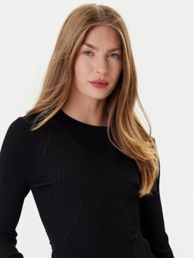 Guess Sweter W5YR08 Z0040 Czarny Slim Fit