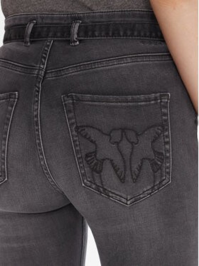 PINKO Jeansy Flora 100166 A2S2 Szary Flare Fit